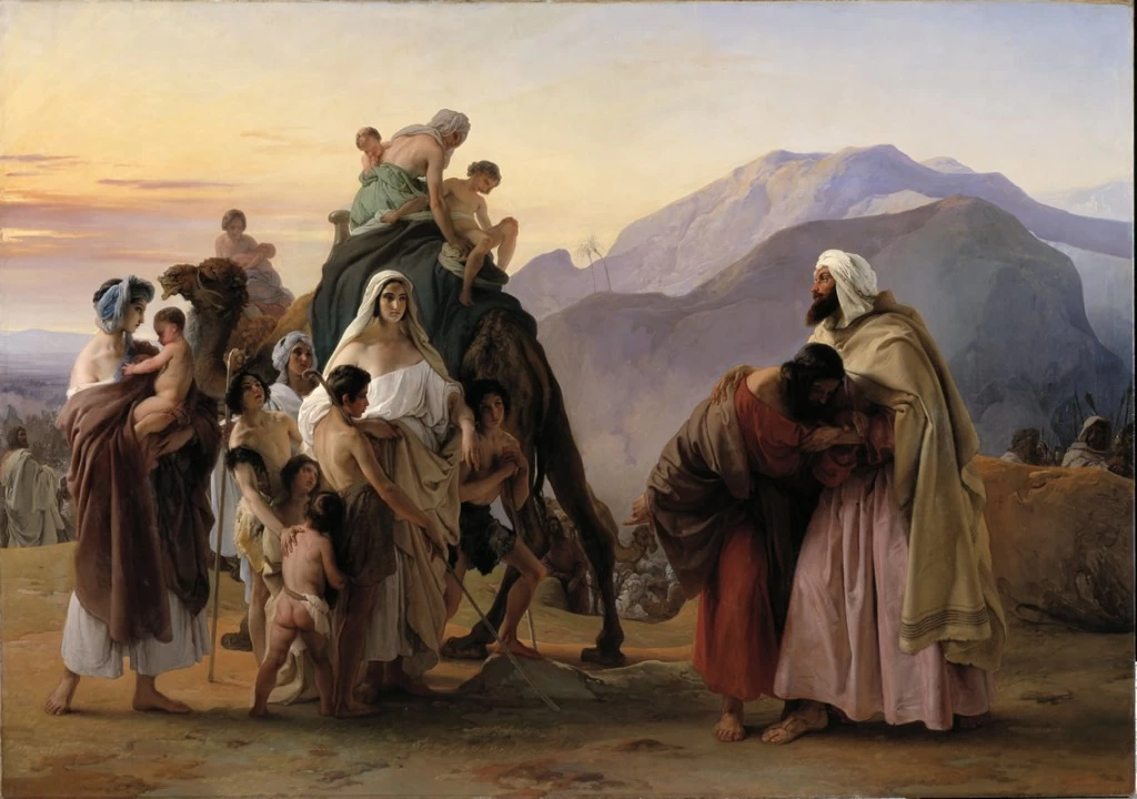 L'incontro di Giacobbe e Esaù - 1844, Pinacoteca Tosio Martinengo, Brescia